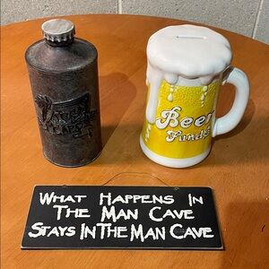 “Man Cave” or “She Shed” Decor Set
